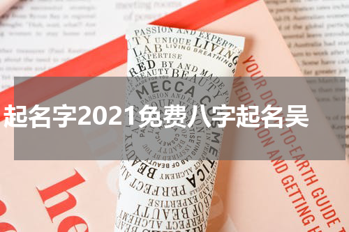 起名字2021免费八字起名吴