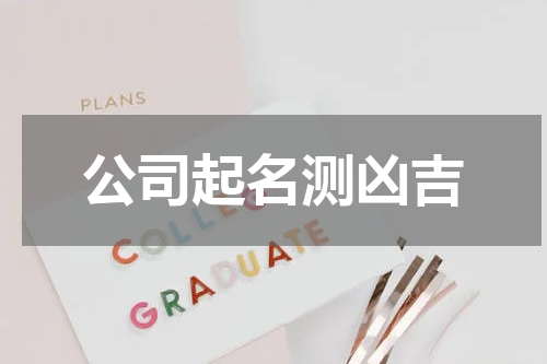 公司起名测凶吉