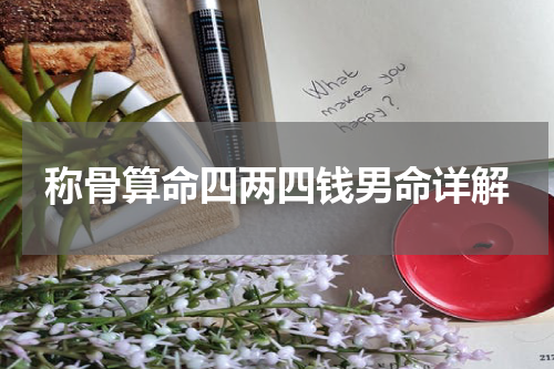 称骨算命四两四钱男命详解