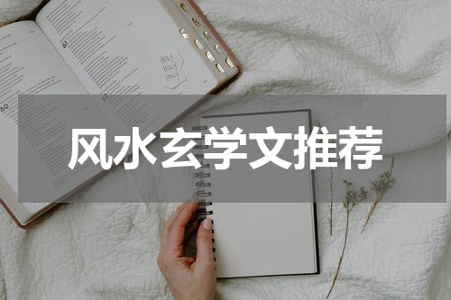风水玄学文推荐