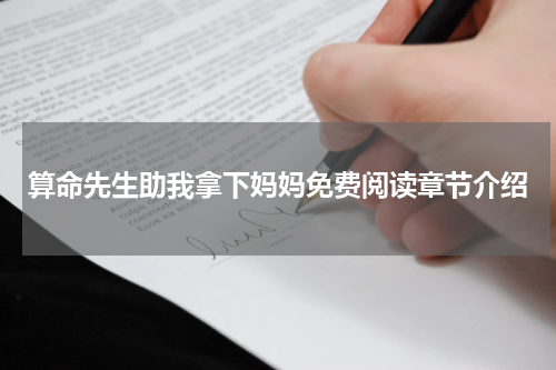 算命先生助我拿下妈妈免费阅读章节介绍
