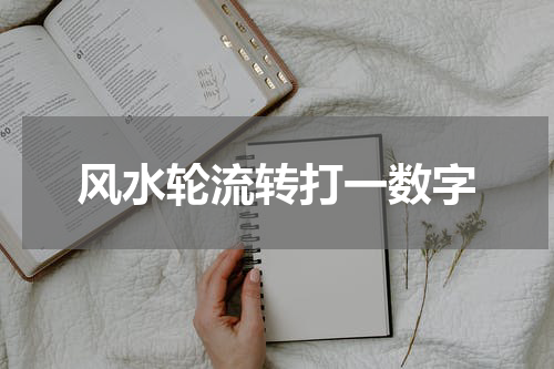 风水轮流转打一数字