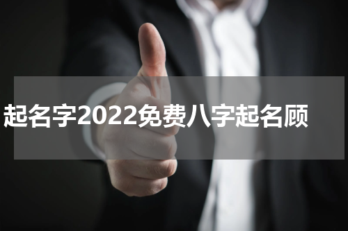 起名字2022免费八字起名顾