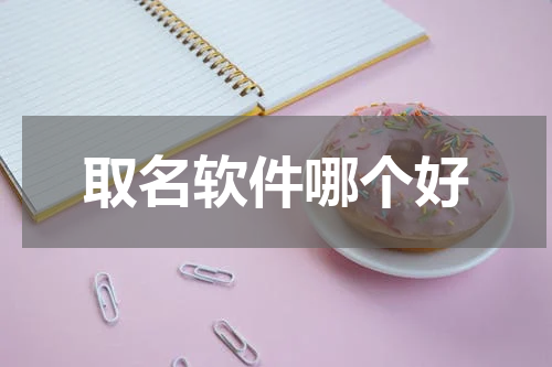 取名软件哪个好