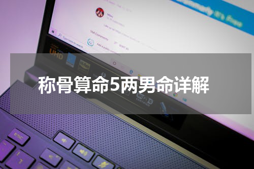 称骨算命5两男命详解