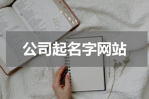 公司起名字网站