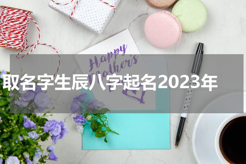 取名字生辰八字起名2023年
