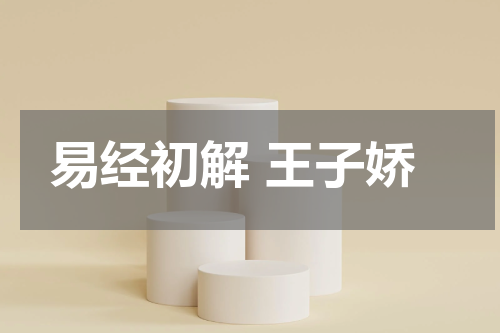 易经初解 王子娇