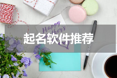 起名软件推荐