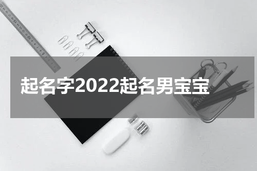 起名字2022起名男宝宝