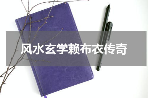 风水玄学赖布衣传奇