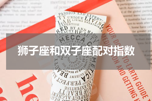 狮子座和双子座配对指数