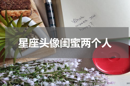 星座头像闺蜜两个人