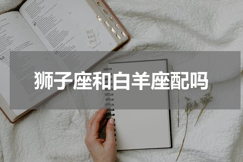 狮子座和白羊座配吗