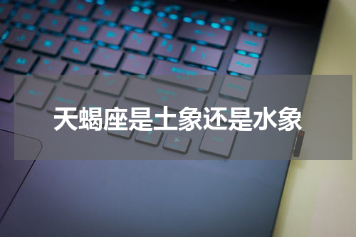 天蝎座是土象还是水象