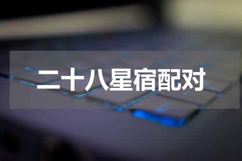 二十八星宿配对