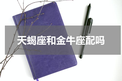 天蝎座和金牛座配吗
