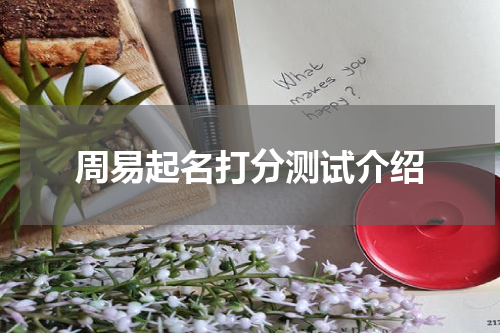 周易起名打分测试介绍