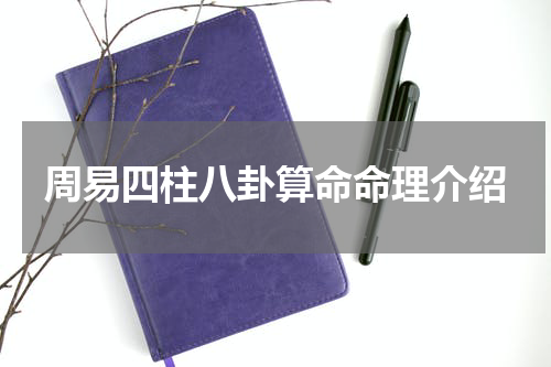 周易四柱八卦算命命理介绍