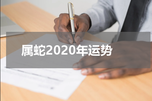 属蛇2020年运势