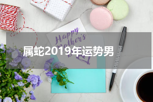 属蛇2019年运势男