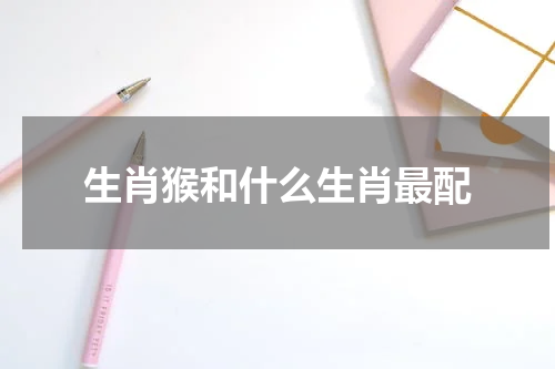 生肖猴和什么生肖最配