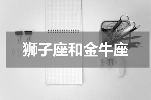狮子座和金牛座