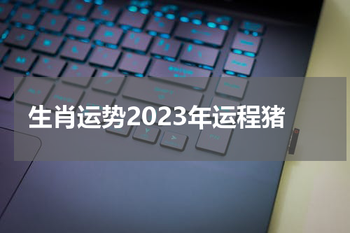 生肖运势2023年运程猪