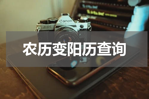 农历变阳历查询
