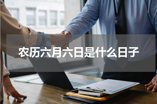农历六月六日是什么日子