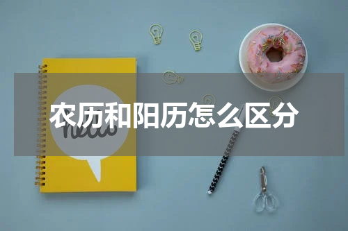 农历和阳历怎么区分