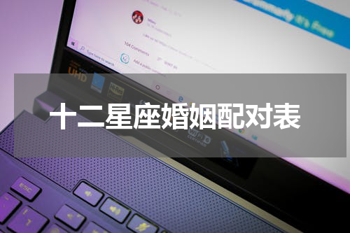 十二星座婚姻配对表