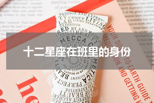 十二星座在班里的身份