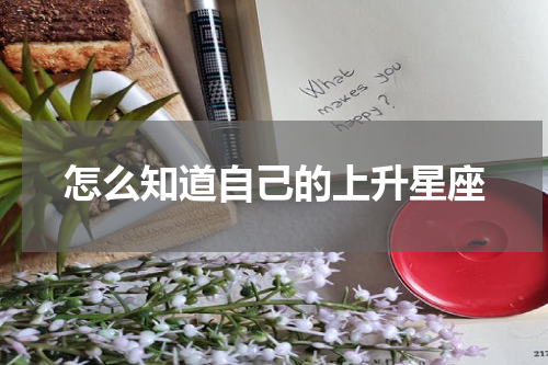 怎么知道自己的上升星座