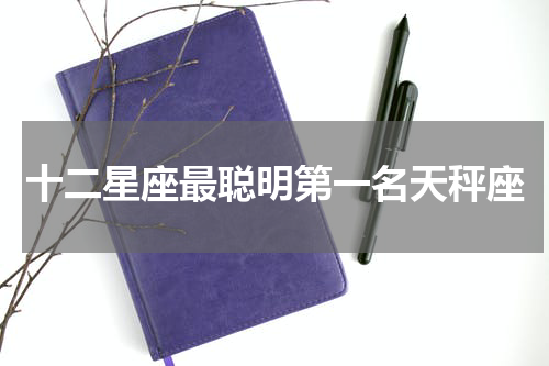十二星座最聪明第一名天秤座