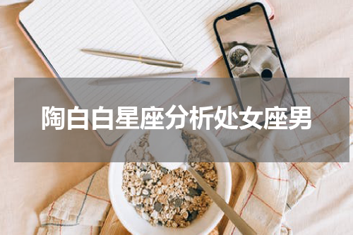 陶白白星座分析处女座男