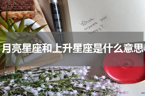 月亮星座和上升星座是什么意思