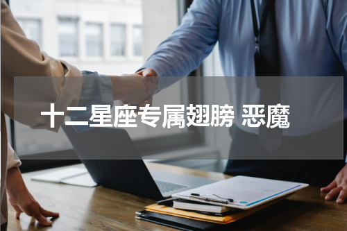 十二星座专属翅膀 恶魔