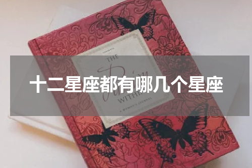 十二星座都有哪几个星座