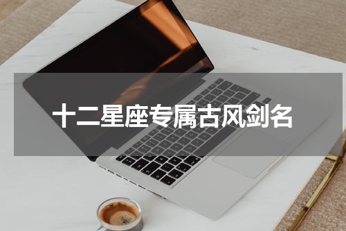 十二星座专属古风剑名