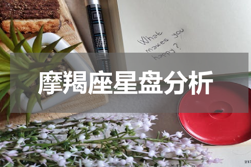 摩羯座星盘分析
