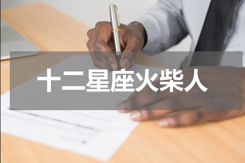 十二星座火柴人