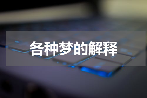 各种梦的解释