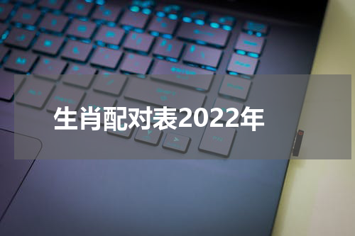 生肖配对表2022年