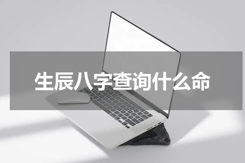 生辰八字查询什么命