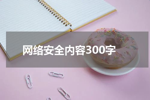 网络安全内容300字