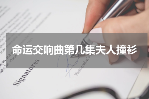 命运交响曲第几集夫人撞衫