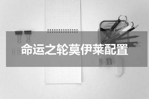 命运之轮莫伊莱配置