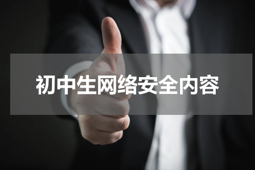 初中生网络安全内容