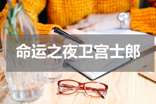 命运之夜卫宫士郎